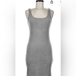 Urban Outfitters Gray Midi Dress
